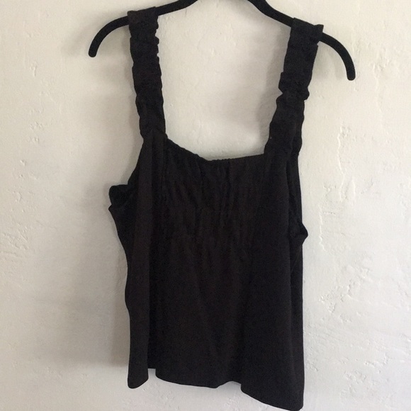 NWOT Ruffled Square Neck Tank Size XL - Picture 4 of 12